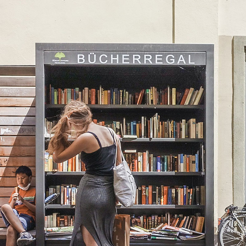 bucherregal, outdoor bookcase