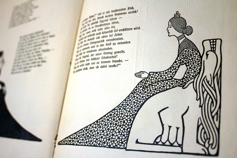 book illustration - queen on throne